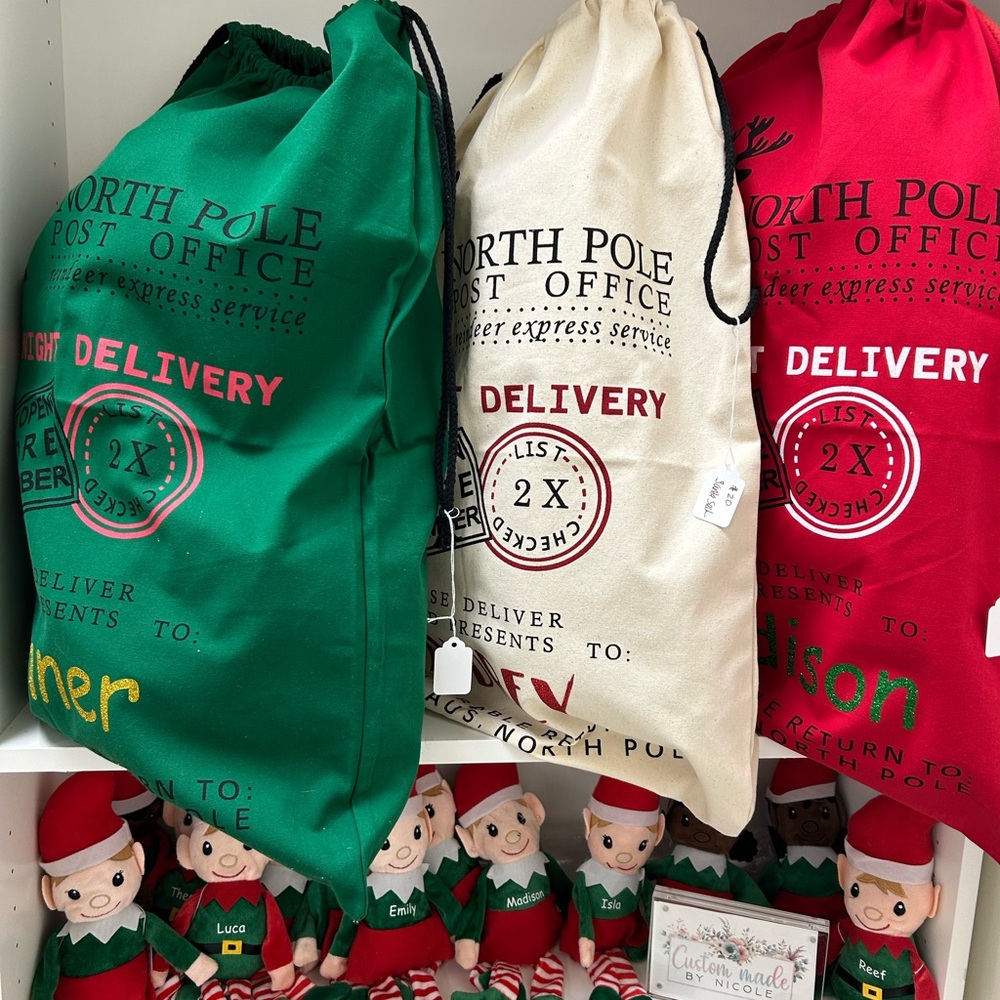 Personalized Santa Sacks
